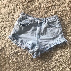 Light Denim Shorts